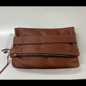 Neva Opet Mary Foldover Clutch (sienna)